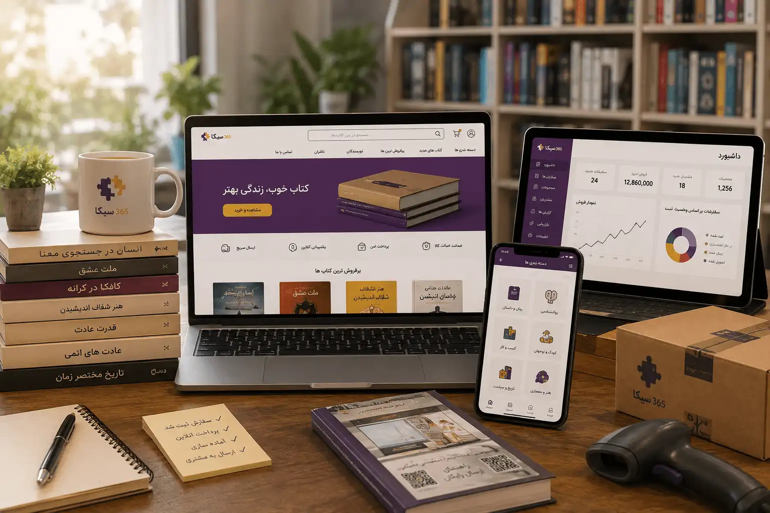 Sika 365 bookstore website design services
